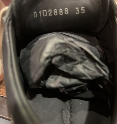 Rick Owens Luxor Vintage Sneaks Black Milk