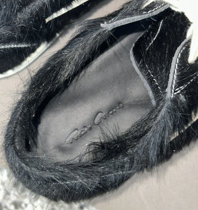 Rick Owens Mainline Calf Hair Vintage Sneakers