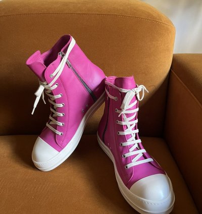 Rick Owens mainline hot pink Ramones