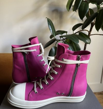 Rick Owens mainline hot pink Ramones