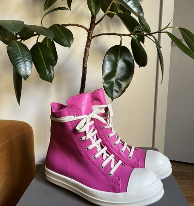 Rick Owens mainline hot pink Ramones