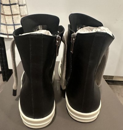 Rick Owens mainline leather jumbo lace ramones size 41