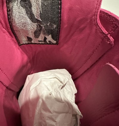 Rick Owens Mainline Leather Ramones High Hot Pink Size 46