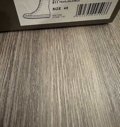Rick owens mainline leather Ramones High pearl grey size 45