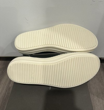 Rick Owens mainline leather vintage low black milk size 44
