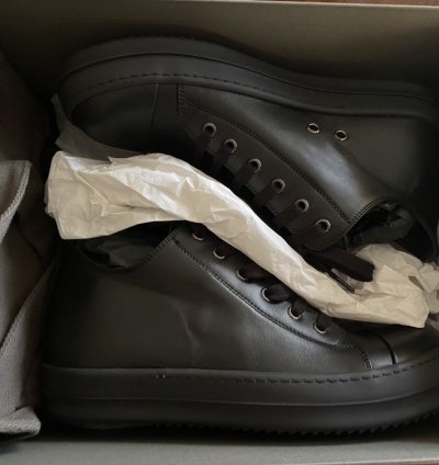 Rick Owens Mainline Low Ramones Black