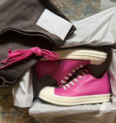 Rick Owens mainline low top Ramones