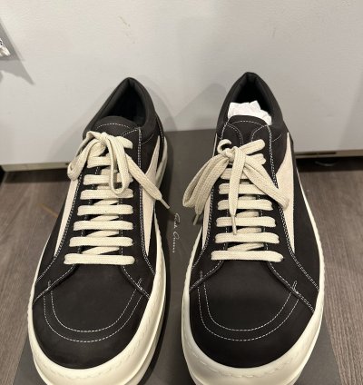 Rick Owens mainline nubuck vintage low dark dust size 45