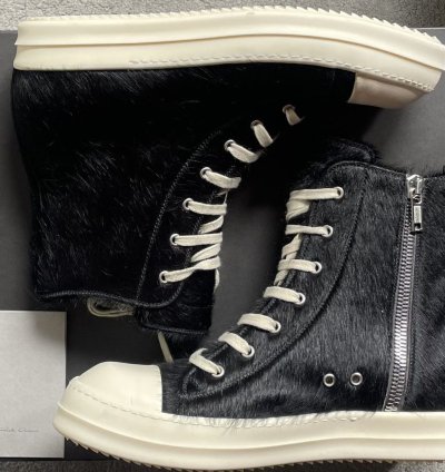 Rick Owens Mainline Pony Hair Ramones SZ44