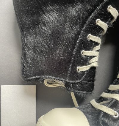 Rick Owens Mainline Pony Hair Ramones SZ44