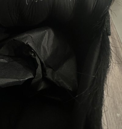 Rick Owens mainline pony hair vintage low black size 41 5