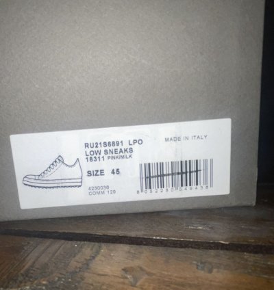 Rick Owens mainline Ramone lows Pink Milk