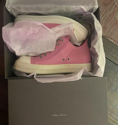 Rick Owens mainline Ramone lows Pink Milk
