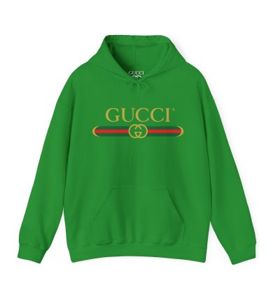 Gucci GG exclusive green Hoodie - Size USA