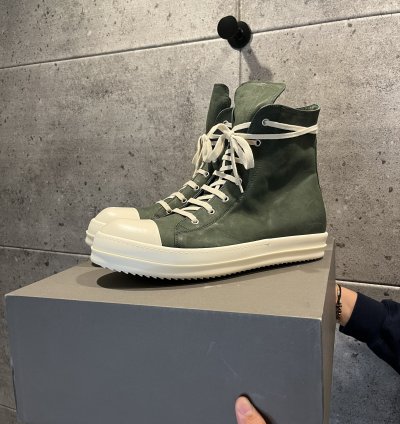 Rick owens mainline ramones high top sneakers