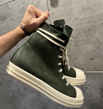 Rick owens mainline ramones high top sneakers