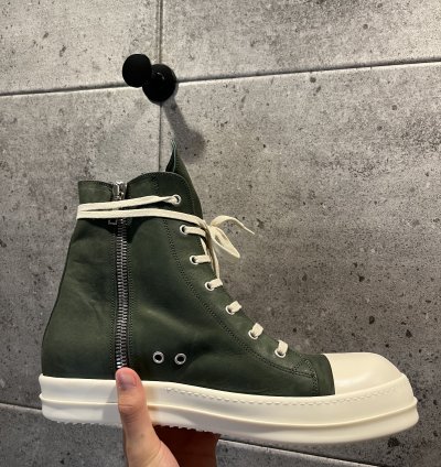 Rick owens mainline ramones high top sneakers