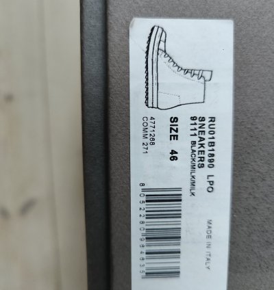 Rick Owens Mainline Ramones Hightop Leather Sneakers