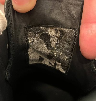 Rick Owens Mainline Ramones Low Black Milk