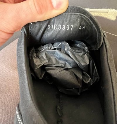 Rick Owens Mainline Vintage Sneakers in Black