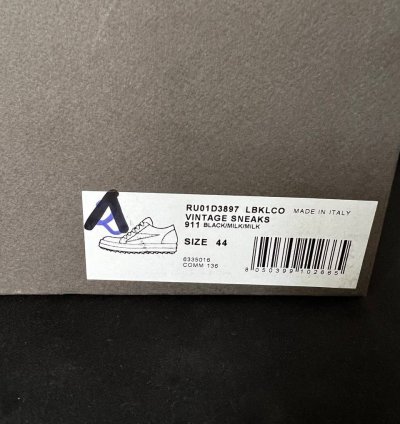 Rick Owens Mainline Vintage Sneakers in Black