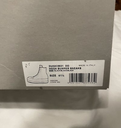 Rick Owens mega bumpers sneakers