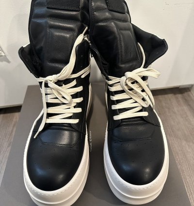 Rick Owens Megabumper Geobaskets Black Size 41 5