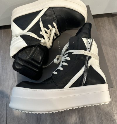 Rick Owens Megabumper Geobaskets Black Size 41 5
