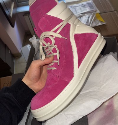Rick owens Pink Geobasket