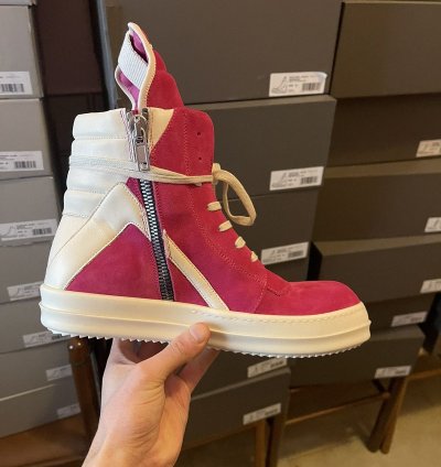 Rick owens Pink Geobasket