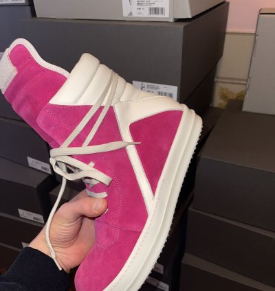 Rick owens Pink Geobasket