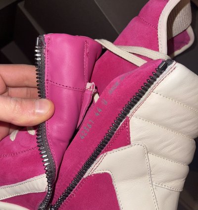 Rick owens Pink Geobasket