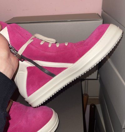 Rick owens Pink Geobasket