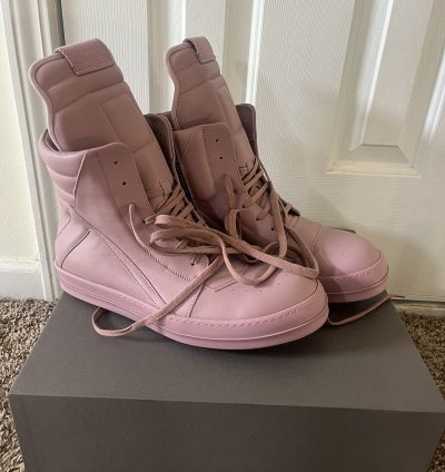 Rick Owens Pink Geobaskets