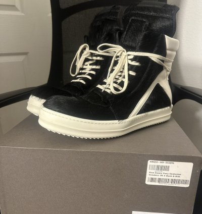 Rick Owens Pony Geobasket Sneakers