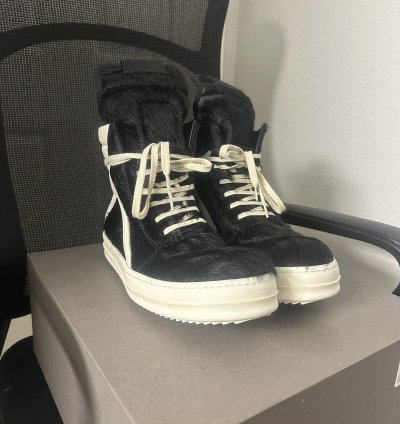 Rick Owens Pony Geobasket Sneakers