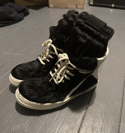 Rick Owens Pony Hair Geobasket