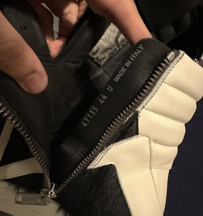 Rick Owens Pony Hair Geobasket