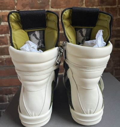 Rick Owens pony hair geobaskets