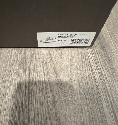 Rick owens pony hair vintage low black size 44