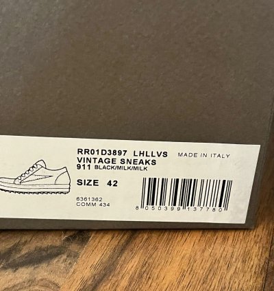 Rick Owens Ponyhair Vans Vintage Sneaker