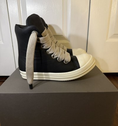 Rick Owens Porterville Jumbo Lace Padded Ramones Size 43 5