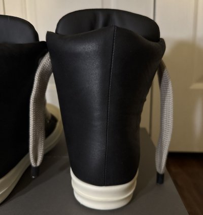 Rick Owens Porterville Jumbo Lace Padded Ramones Size 43 5