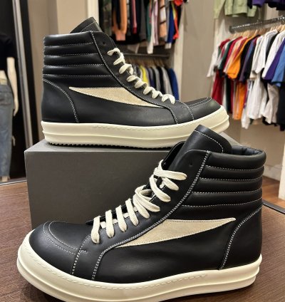 Rick Owens Porterville Vintage High Black Milk
