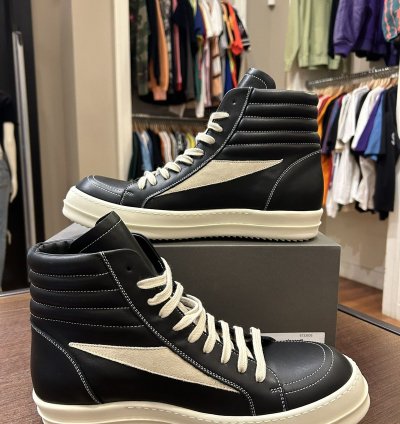 Rick Owens Porterville Vintage High Black Milk