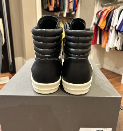 Rick Owens Porterville Vintage High Black Milk