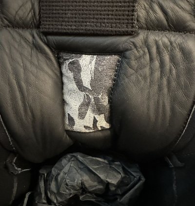 Rick Owens Python Leather Geobaskets Triple Black Size 42