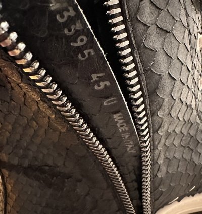 Rick Owens Python Ramones size 45