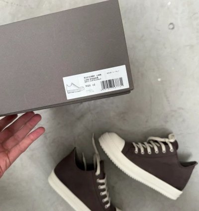 Rick Owens Ramone EDFU Low Brown (Size 42 US9)