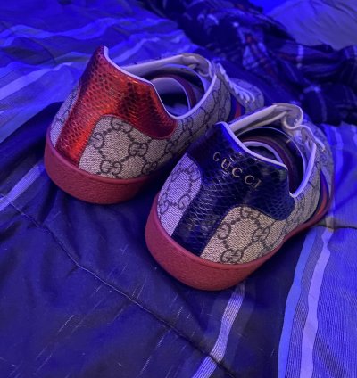 100 authentic Gucci Ace GG Supreme sneaker